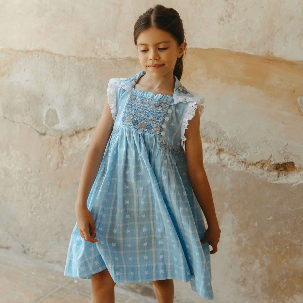 Lali Kids - Isla Dress - Vintage Blue Plaid – Addy's Closet