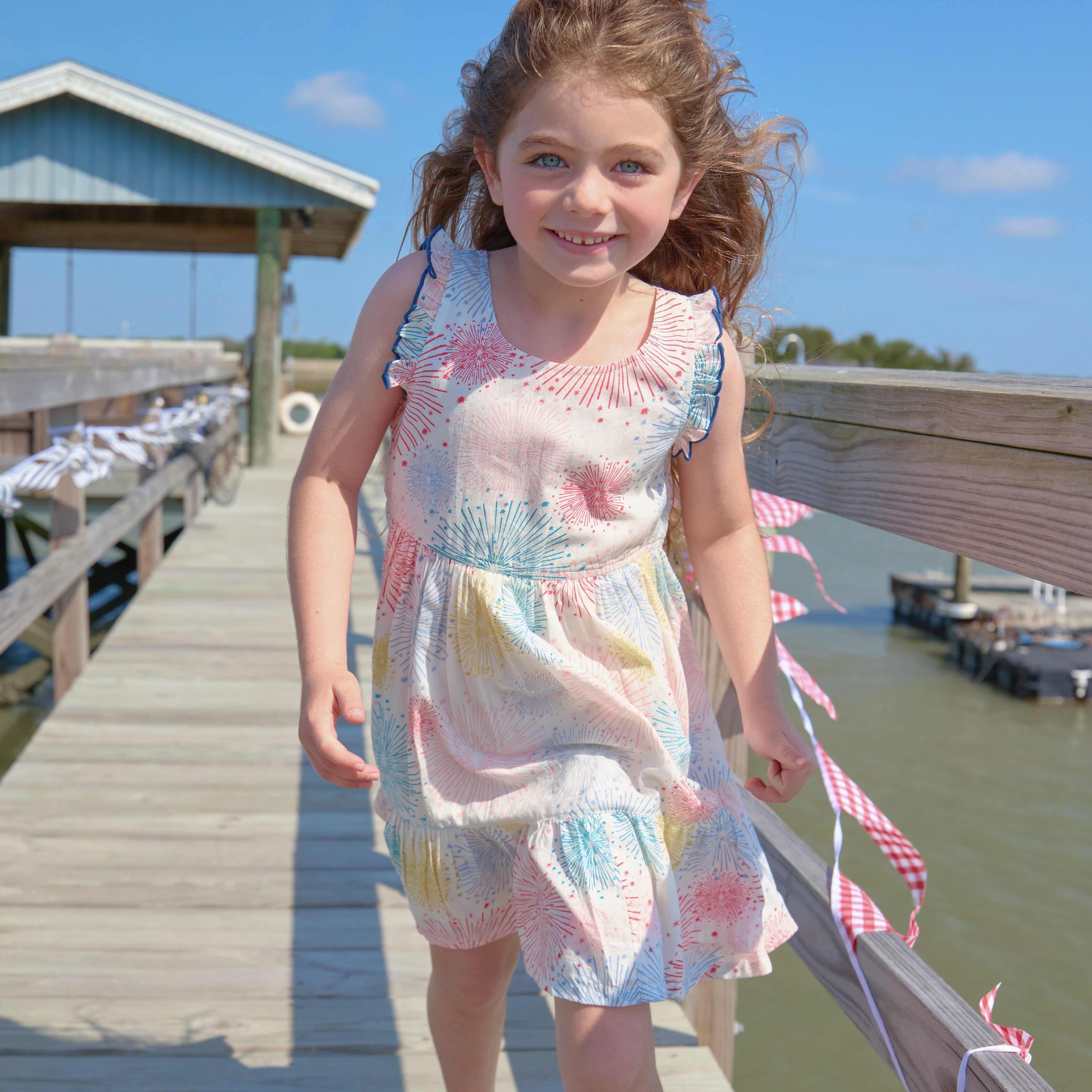 pink chicken adeline dress PINK CHICKEN - TG - GIRLS ADALINE DRESS