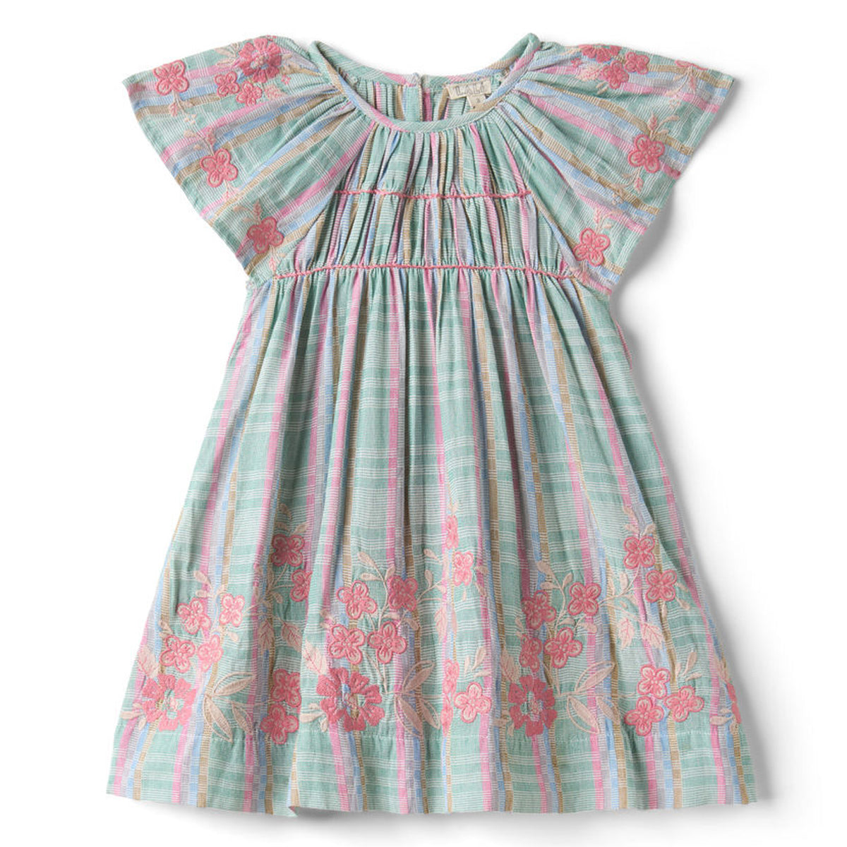Lali Kids - Mini Tulip Dress - Minty Chex – Addy's Closet