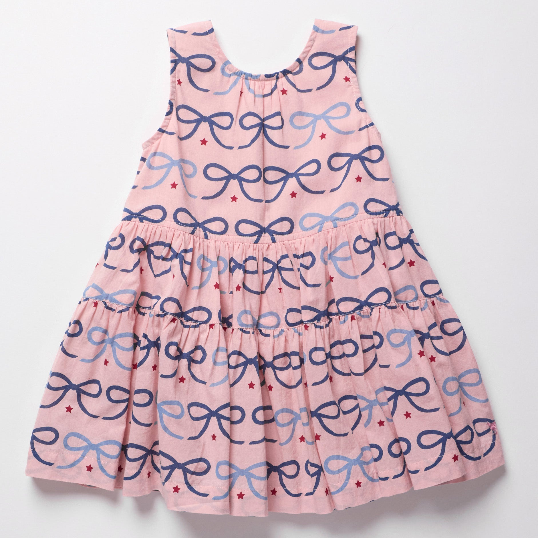 pink chicken holiday dress Girls Jaipur Dress