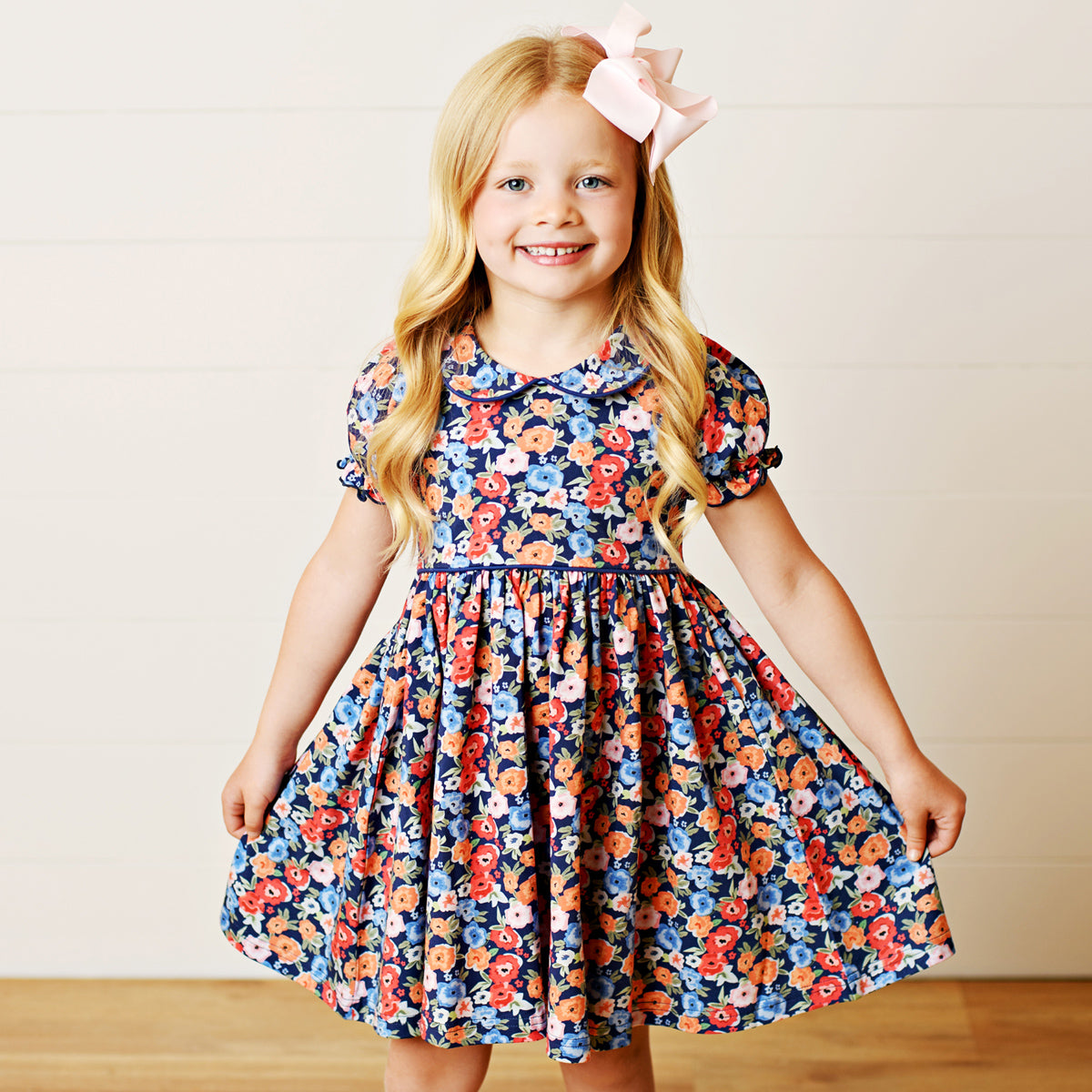 Swoon Baby by Serendipity - Fall Floral Proper Dress Multicolor / 10 Swoon Baby by Serendipity - Fall Floral Proper Dress Multicolor / 10